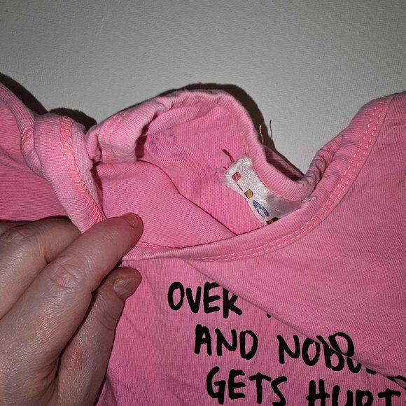 5/20 Lick Toddler Pink Cotton Onesie Bodysuit - Picture 2 of 4